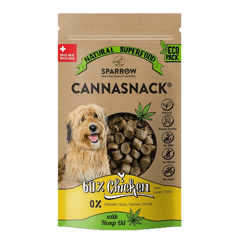 Friandises Snacks CannaSnack Sparrow avec CBD - Le Royaume de Lecki