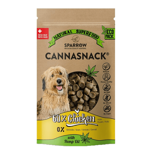 Friandises Snacks CannaSnack Sparrow avec CBD - Le Royaume de Lecki