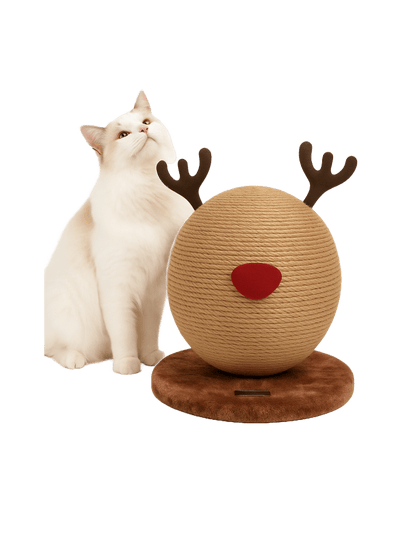 Griffoir Renne festif pour chats Bubimex - Le Royaume de Lecki