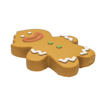 Jouet latex Monsieur Biscuit de Noël - Le Royaume de Lecki