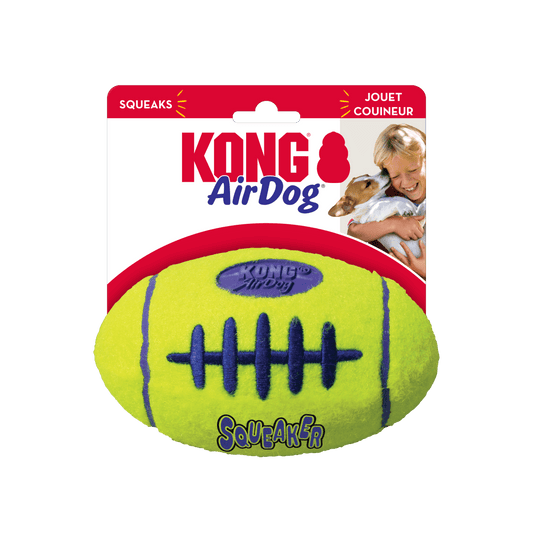 KONG® AirDog Squeaker Rugby - Le Royaume de Lecki