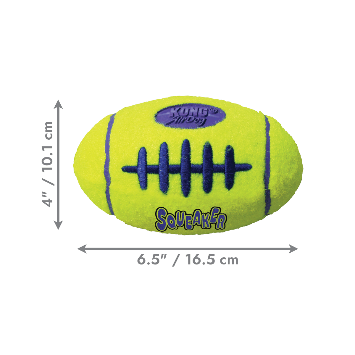 KONG® AirDog Squeaker Rugby - Le Royaume de Lecki