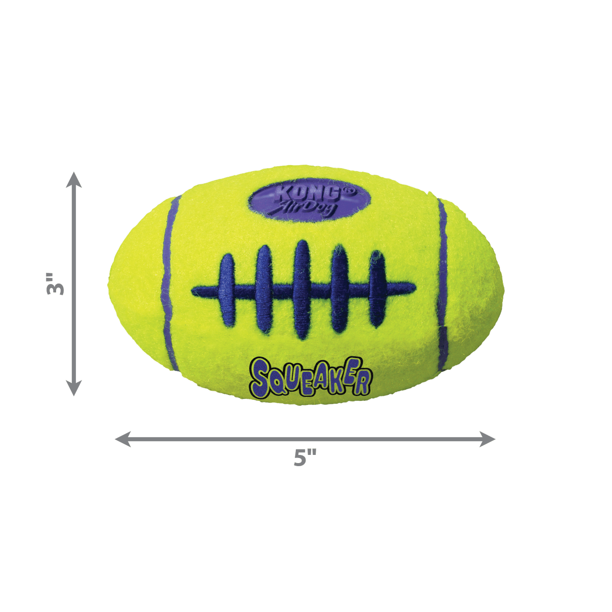 KONG® AirDog Squeaker Rugby - Le Royaume de Lecki