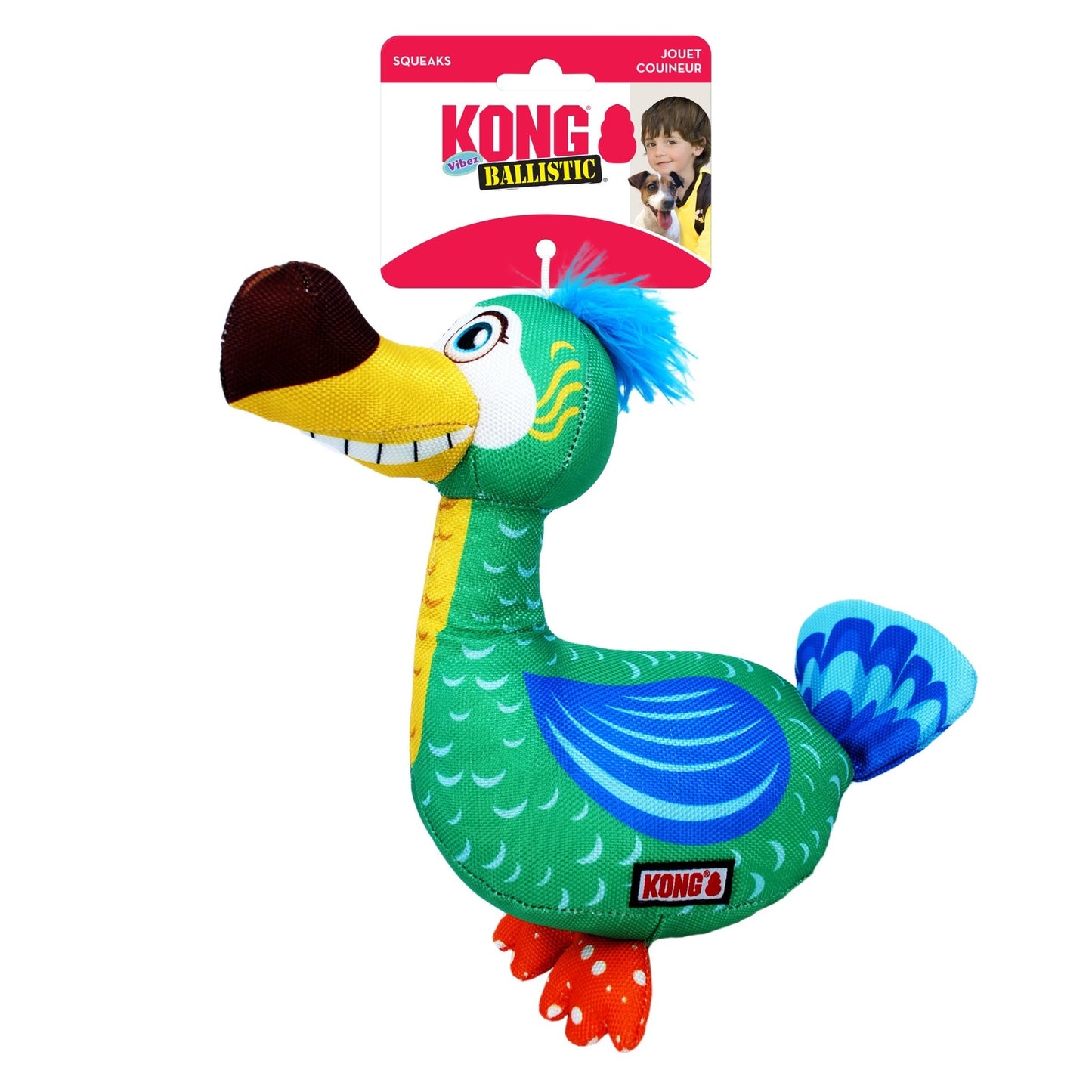 KONG® Ballistic Vibez Bird - Le Royaume de Lecki