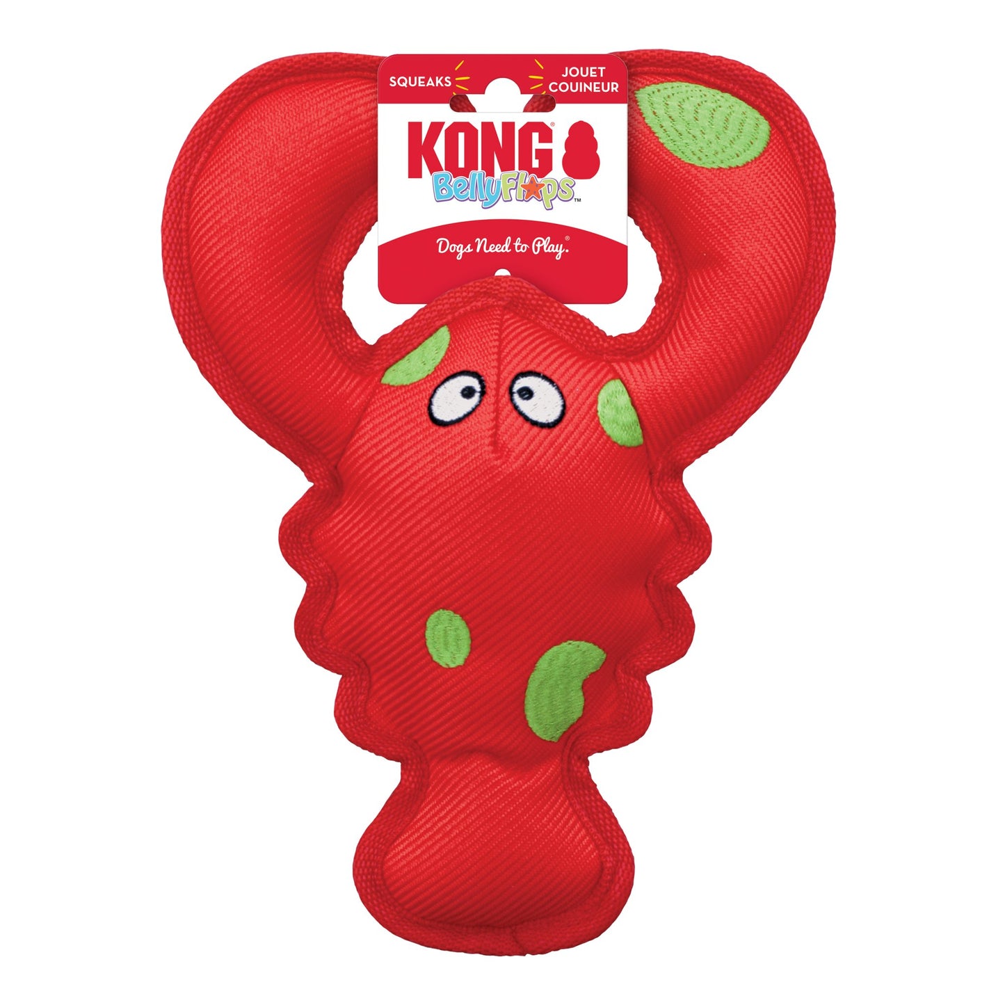 KONG® Belly Flops Homard - Le Royaume de Lecki