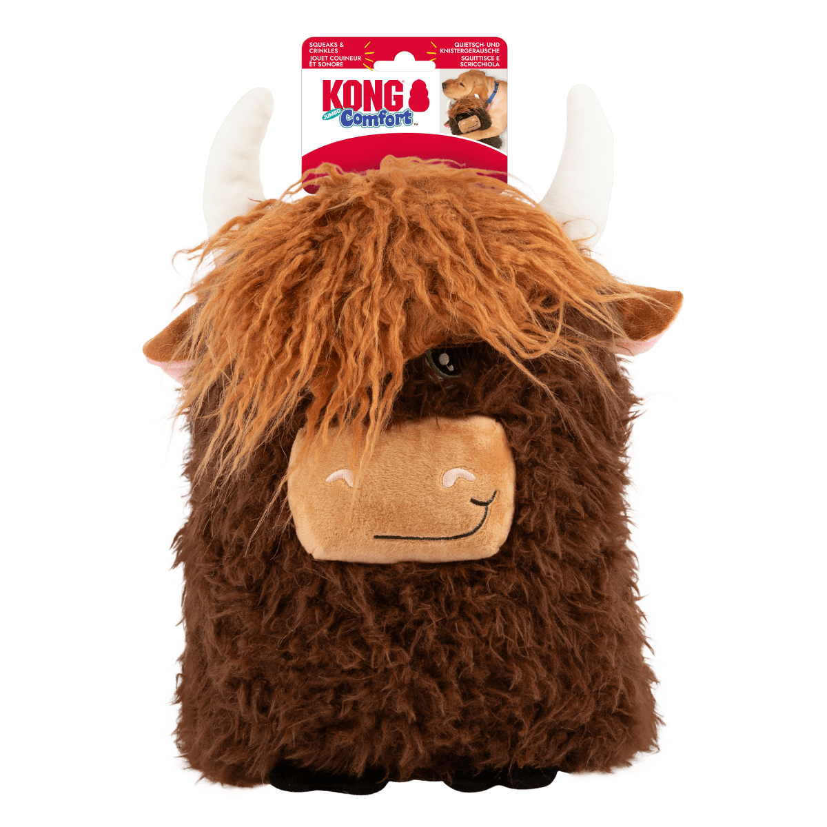 KONG® Comfort Jumbo Highland Cow - Le Royaume de Lecki