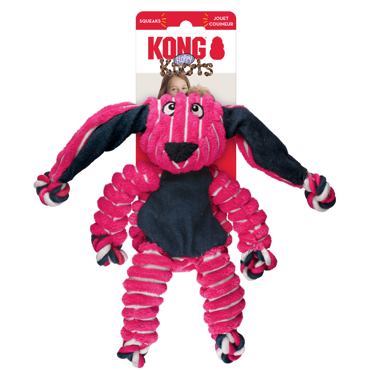 KONG® Floppy Knots Lapin - Le Royaume de Lecki