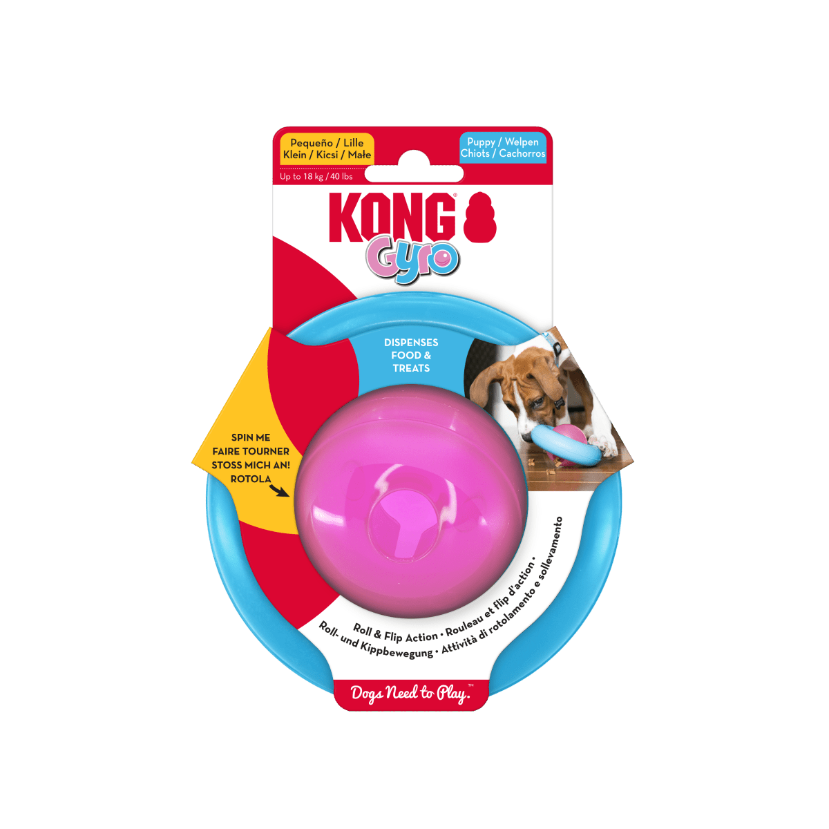 KONG® Gyro Puppy - Le Royaume de Lecki