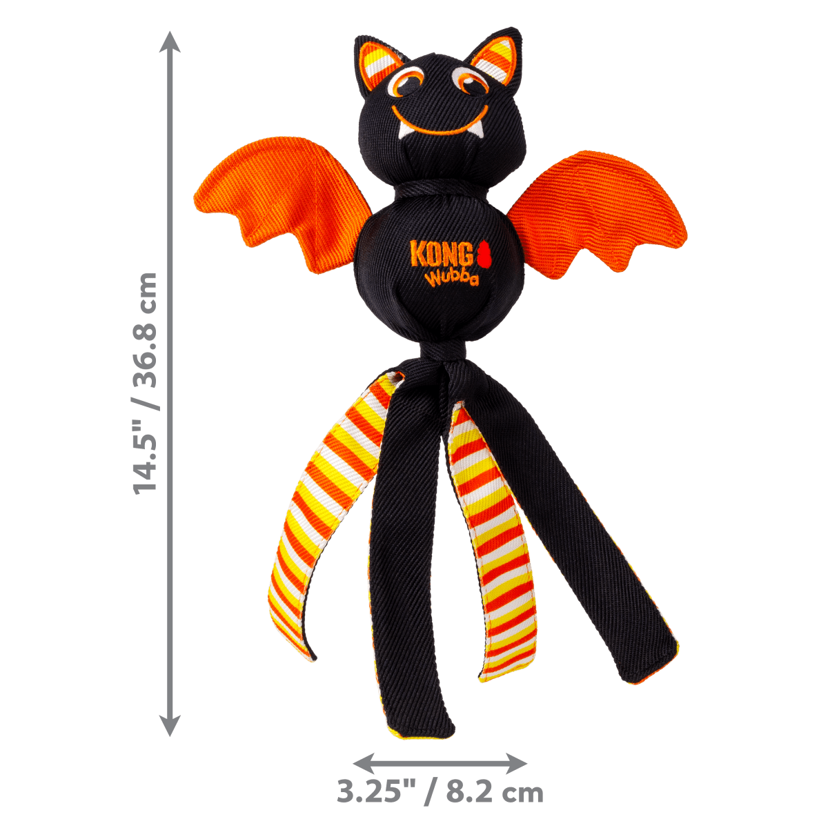 KONG® Halloween Wubba Ballistic Chauve - souris - Le Royaume de Lecki