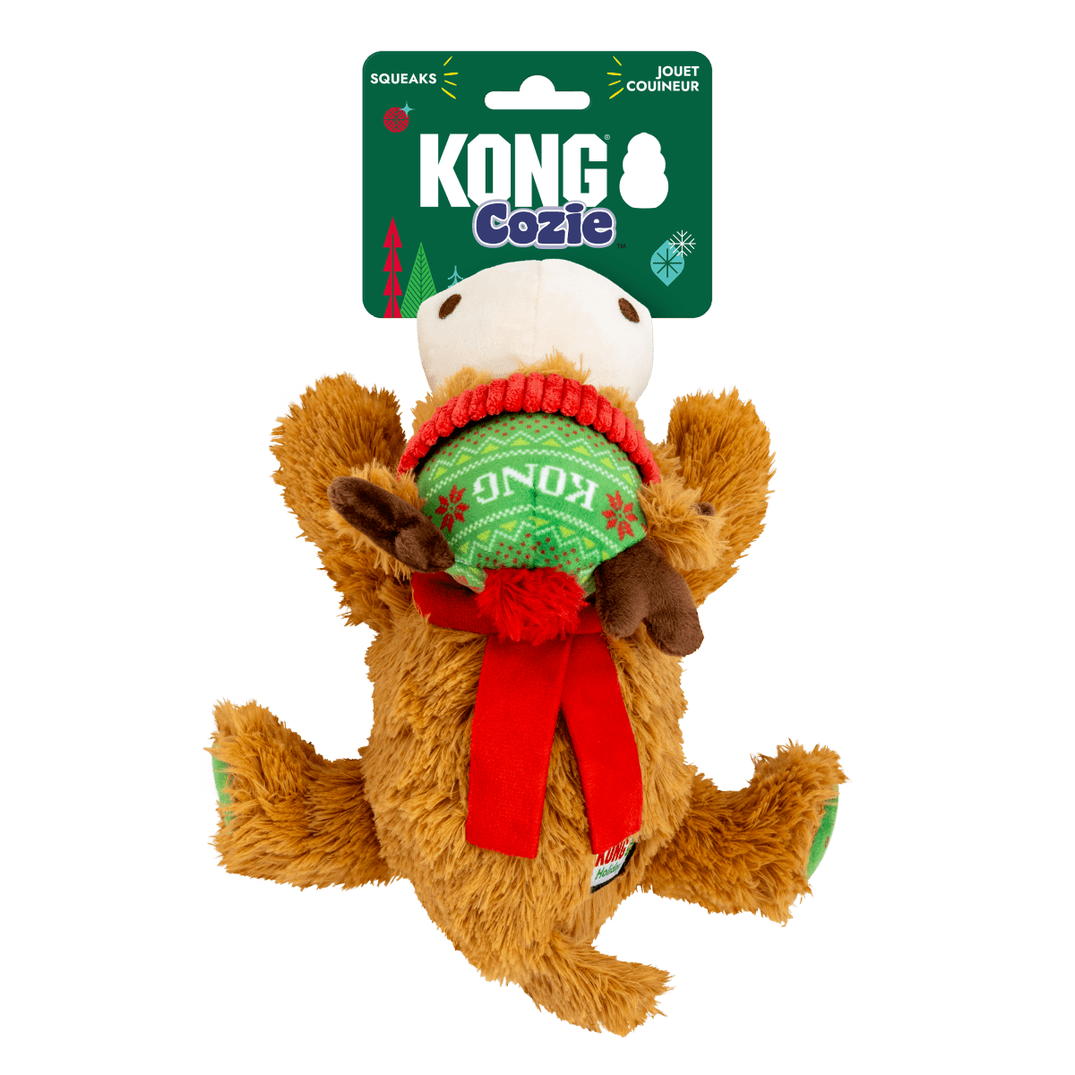 KONG® Holiday Cozie Reindeer - Le Royaume de Lecki