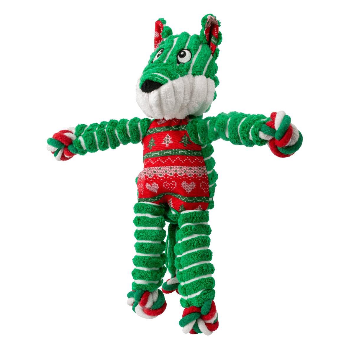 KONG® Holiday Floppy Knots Fox - Le Royaume de Lecki