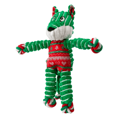KONG® Holiday Floppy Knots Fox - Le Royaume de Lecki