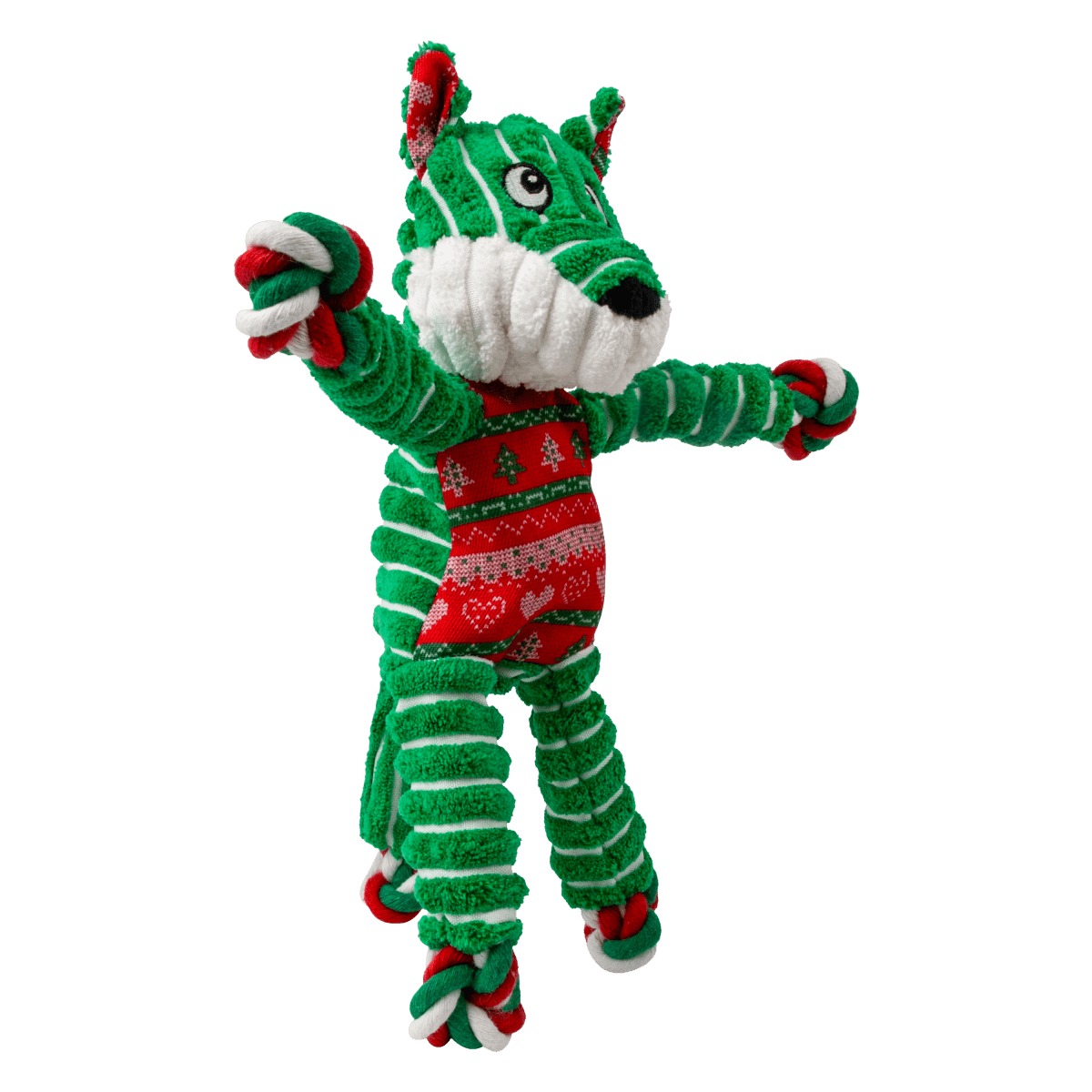 KONG® Holiday Floppy Knots Fox - Le Royaume de Lecki