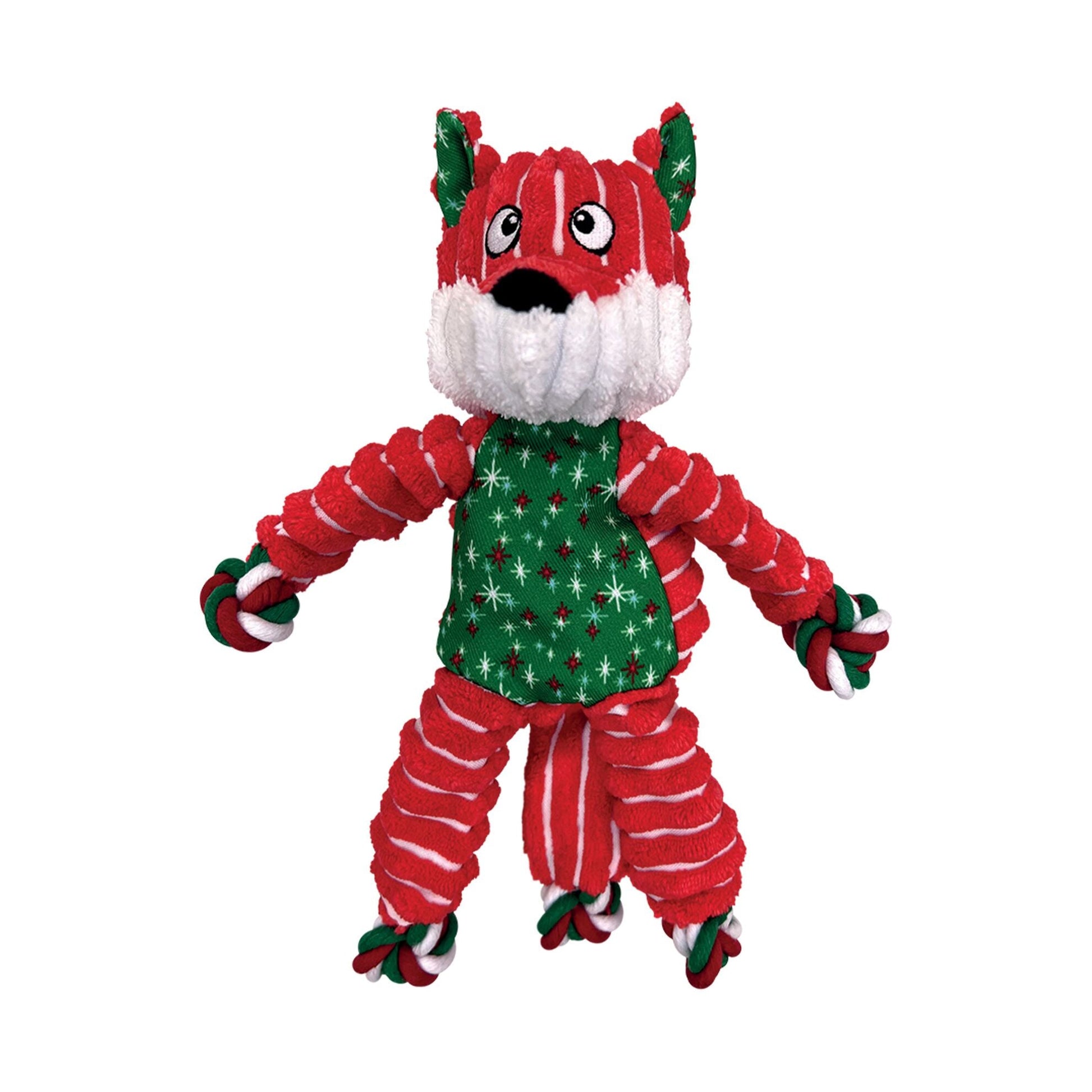 KONG® Holiday Floppy Knots Fox - Le Royaume de Lecki