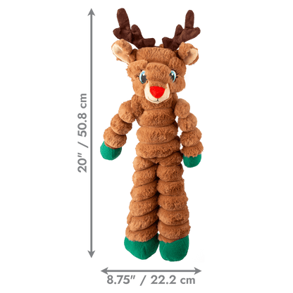 KONG® Holiday Shakers Crumples Reindeer - Le Royaume de Lecki