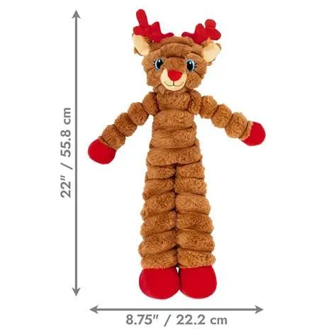 KONG® Holiday Shakers Reindeer Red XL - Le Royaume de Lecki