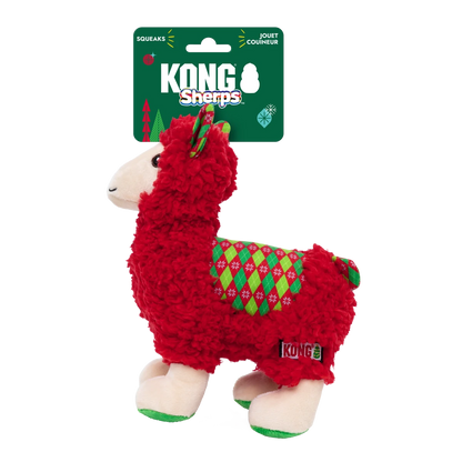 KONG® Holiday Sherps Llama Red - Le Royaume de Lecki