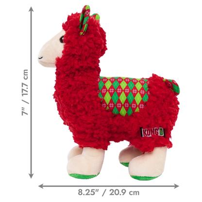 KONG® Holiday Sherps Llama Red - Le Royaume de Lecki