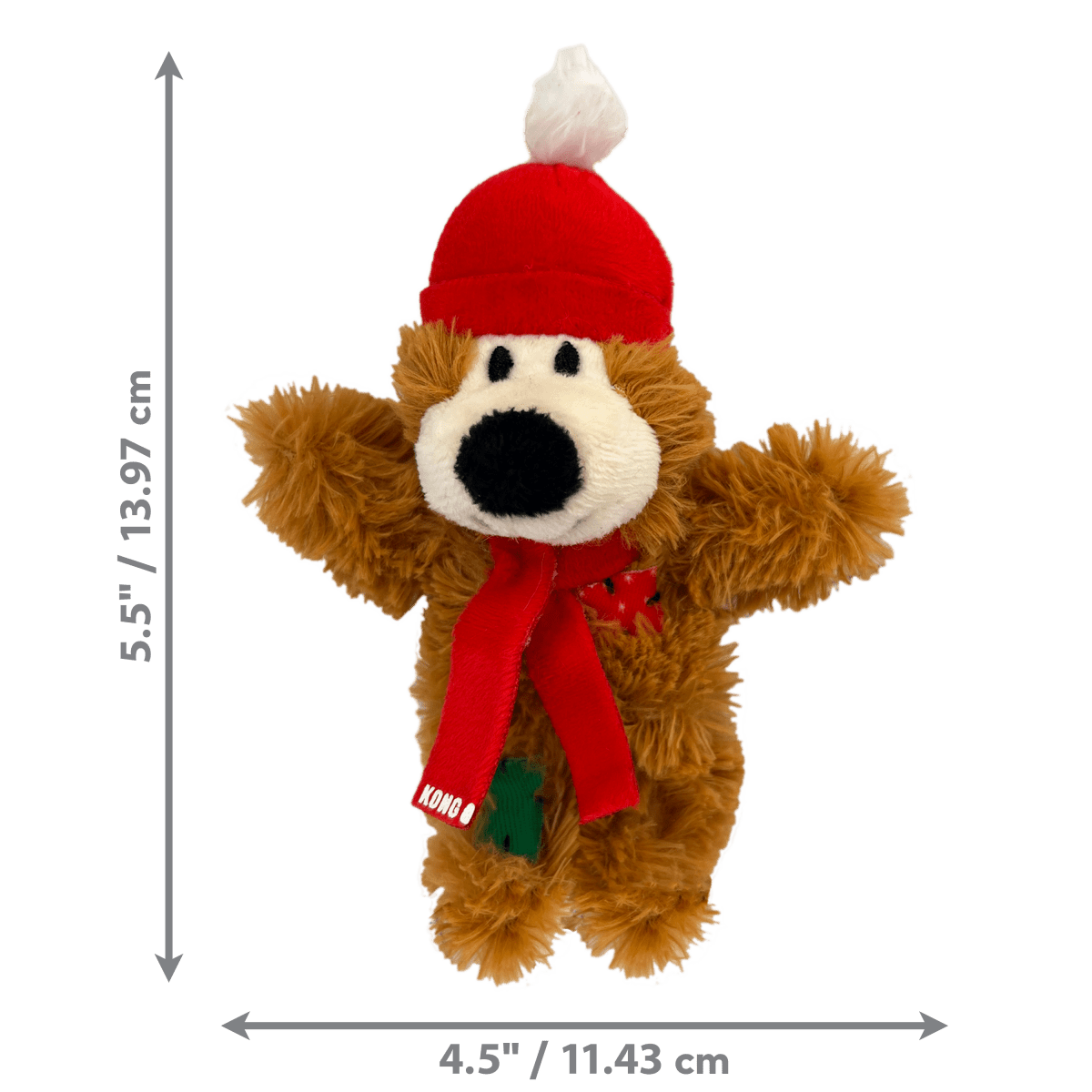 KONG® Holiday Softies Bear (pour chats) - Le Royaume de Lecki
