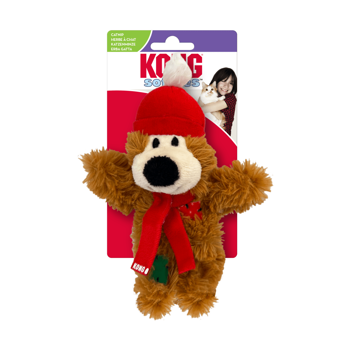 KONG® Holiday Softies Bear (pour chats) - Le Royaume de Lecki
