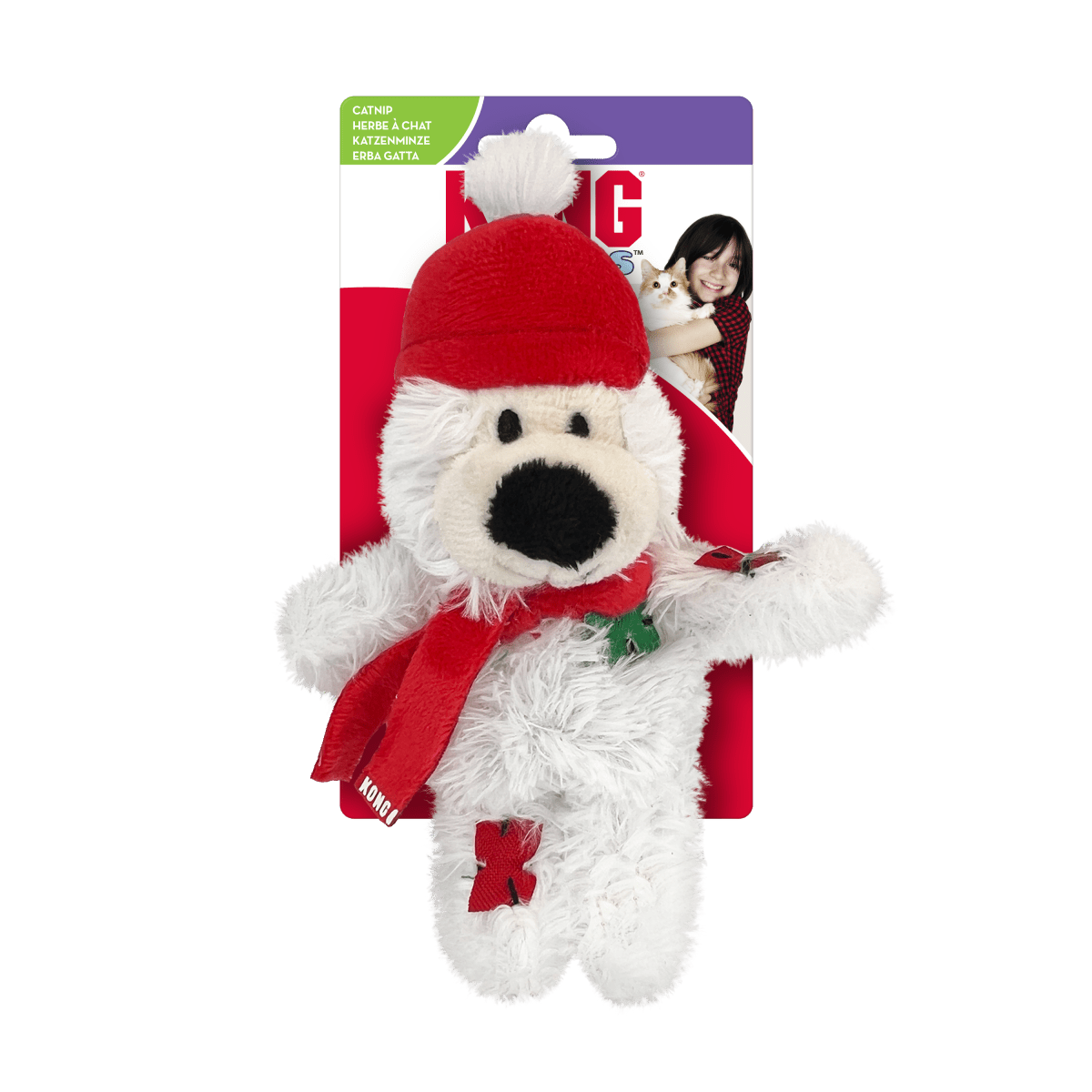 KONG® Holiday Softies Bear (pour chats) - Le Royaume de Lecki