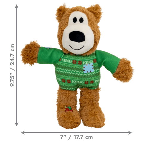 KONG® Holiday Wild Knots Sweater ours - Le Royaume de Lecki