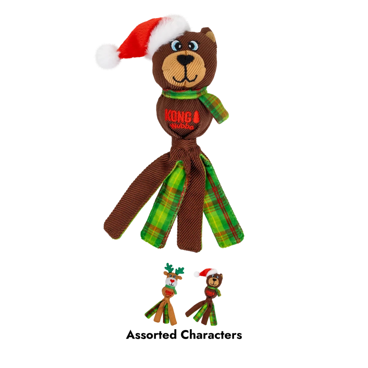 KONG Holiday Wubba Characters - Le Royaume de Lecki