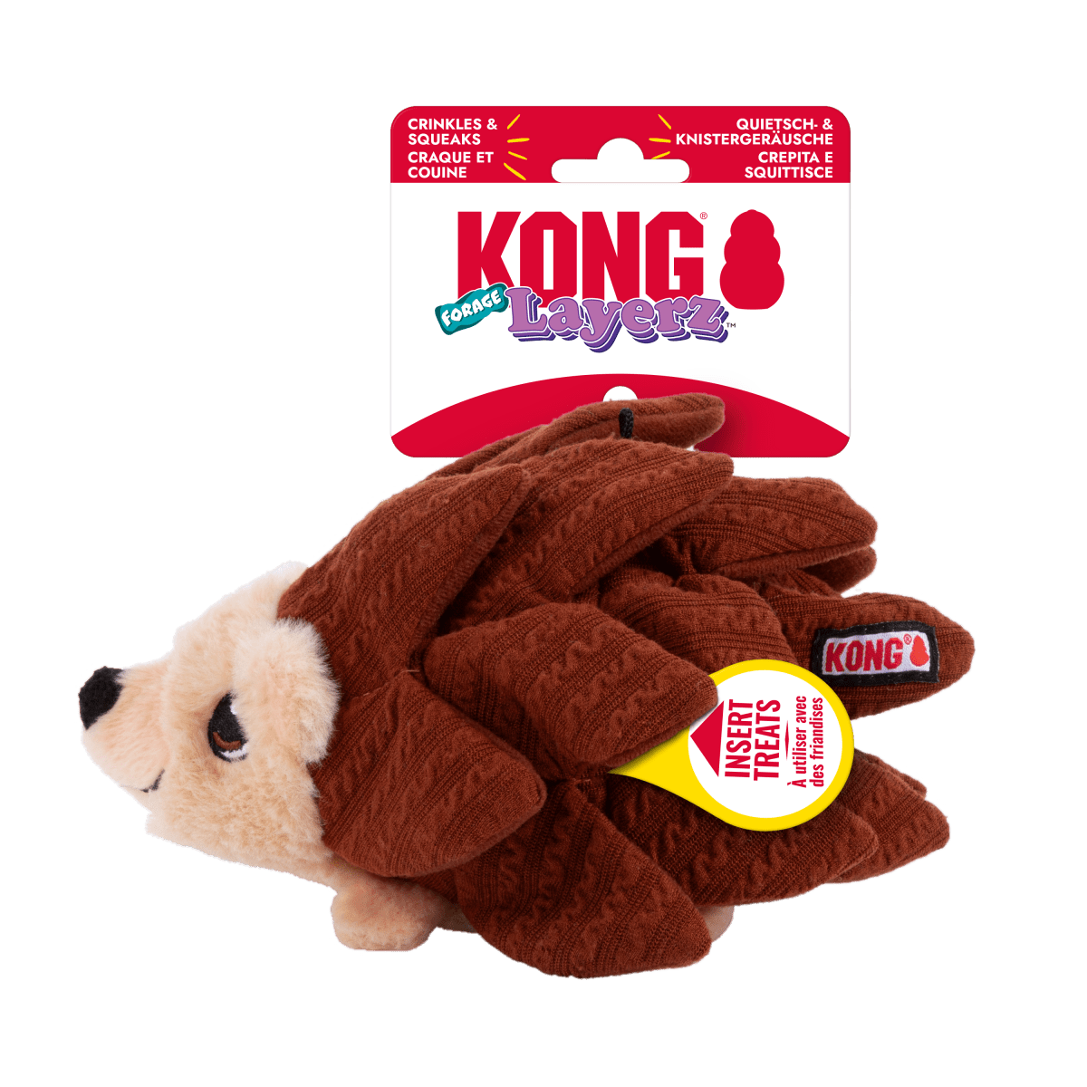 KONG® Layerz Forage Hedgehog - Le Royaume de Lecki