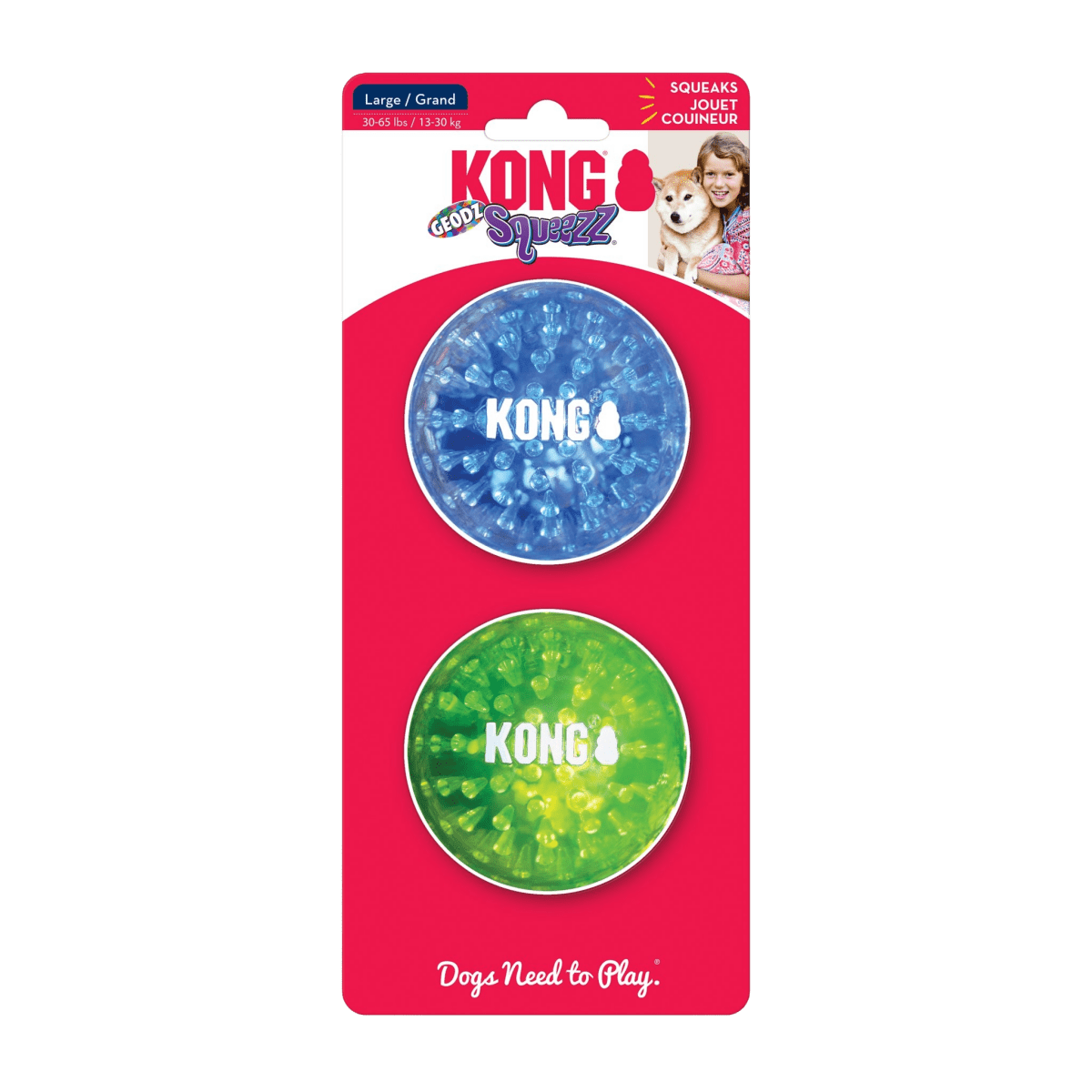 KONG® Squeezz Geodz - Le Royaume de Lecki