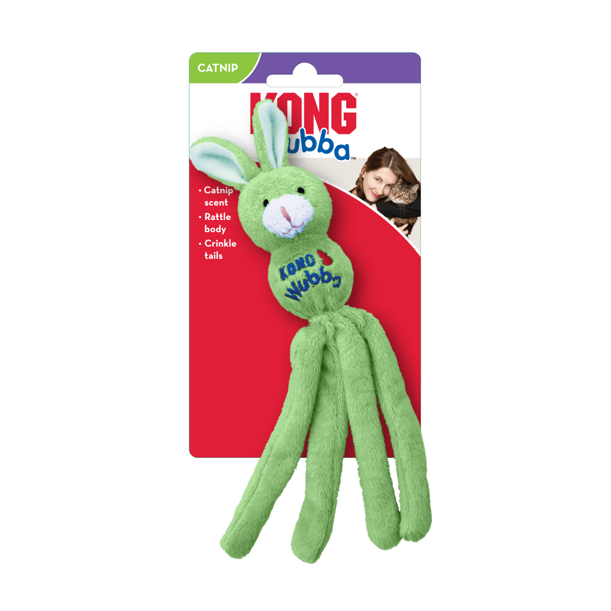 KONG® Wubba Lapin (pour chats) - Le Royaume de Lecki