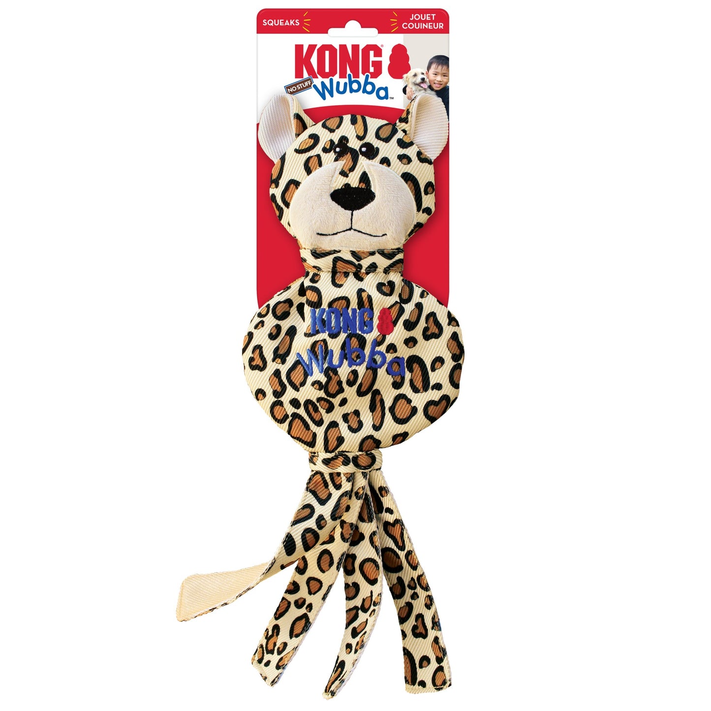 KONG® Wubba No Stuff Guépard - Le Royaume de Lecki