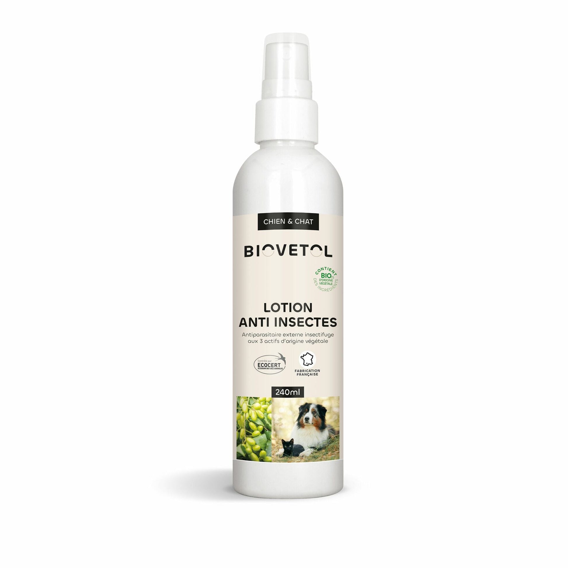 Lotion anti-insectes Biovetol - Le Royaume de Lecki