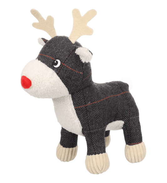 Peluche de Noël Araceli le Caribou gris - Le Royaume de Lecki