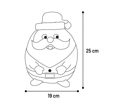 Peluche de Noël Bolla le Père Noël rouge - Le Royaume de Lecki