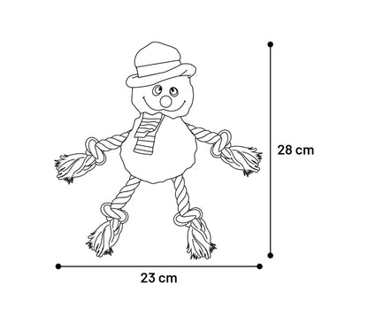 Peluche de Noël Xima le Bonhomme de neige - Le Royaume de Lecki