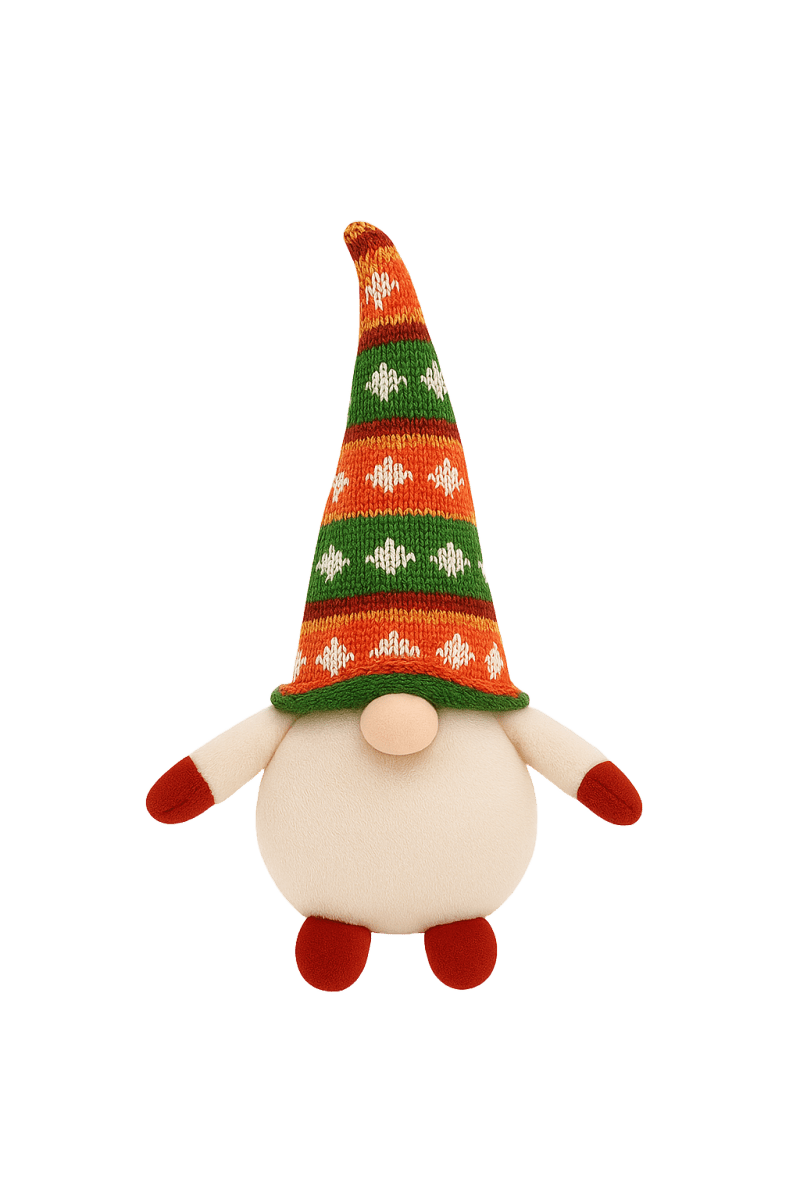 Peluche Lutin coloré de Noël Bubimex - Le Royaume de Lecki