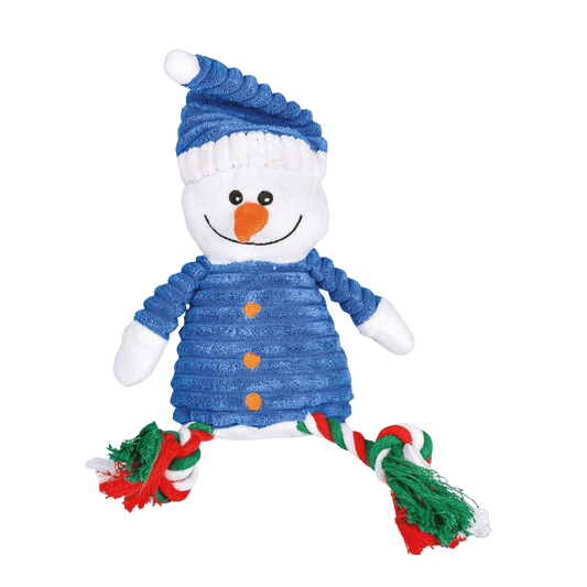 Peluche sonore Bonhomme de neige de Noël - Le Royaume de Lecki