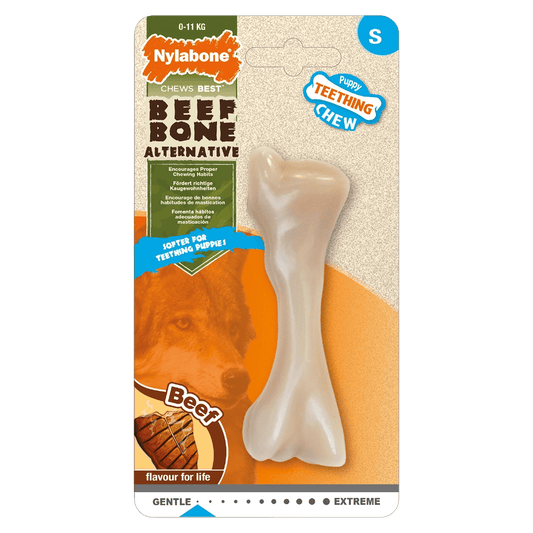 Puppy Beef Bone Nylabone - Le Royaume de Lecki