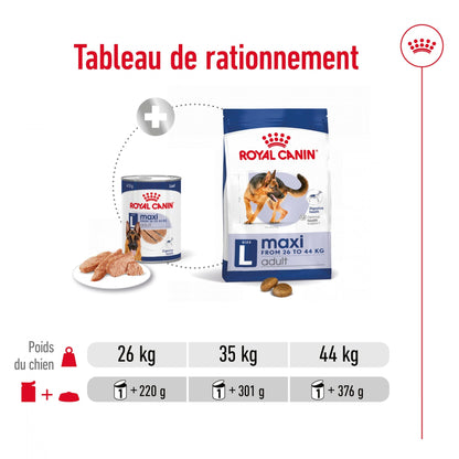 ROYAL CANIN® Maxi Adult Mousse - Le Royaume de Lecki