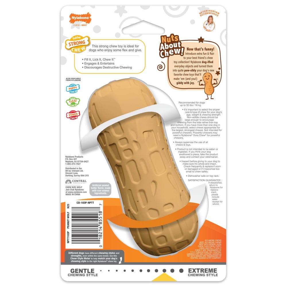 Strong Chew Peanut Nylabone - Le Royaume de Lecki