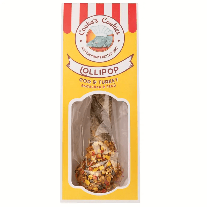 Sucette Cabillaud et Dinde Cooka's Cookies - Le Royaume de Lecki