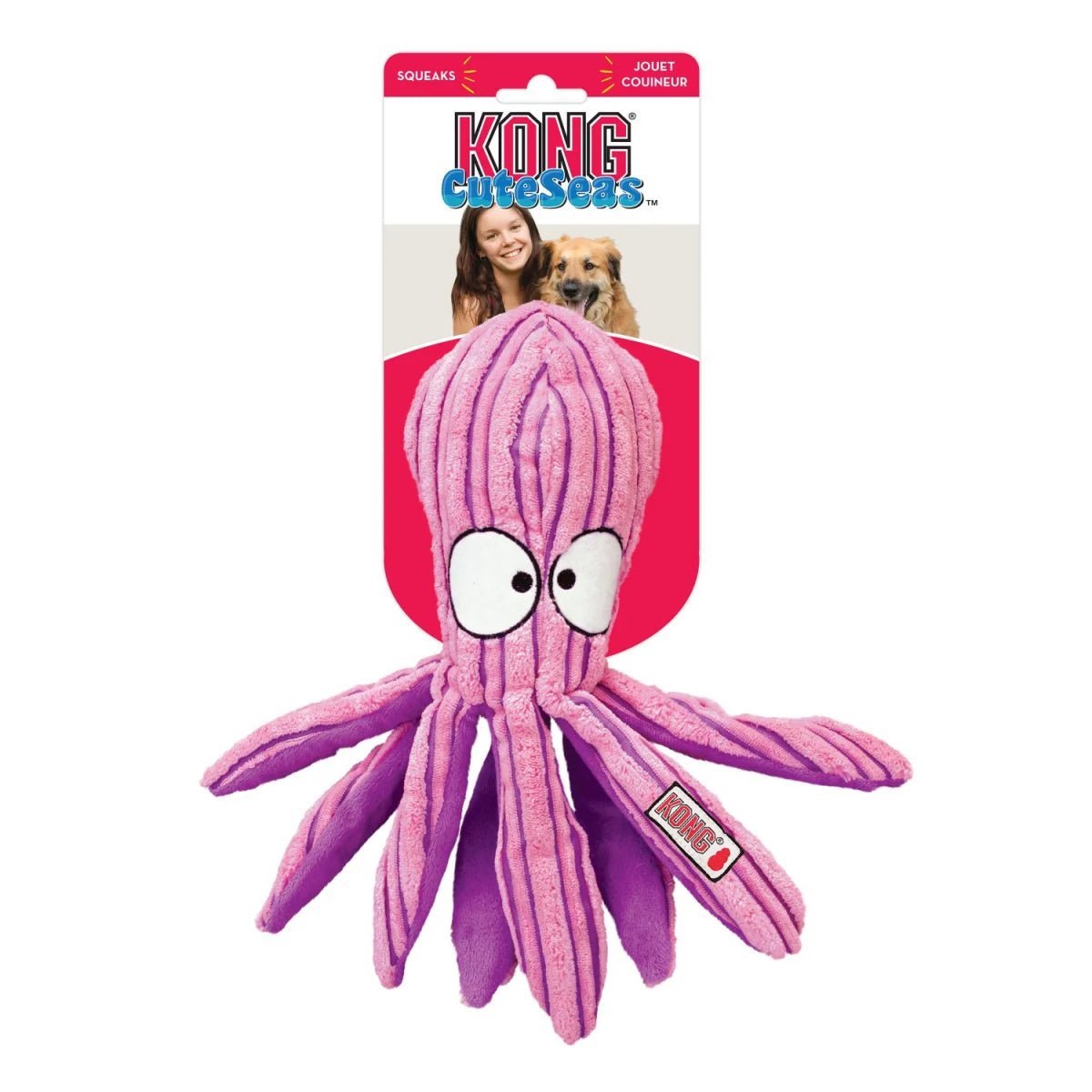 KONG® CuteSeas Octopus - Le Royaume de Lecki