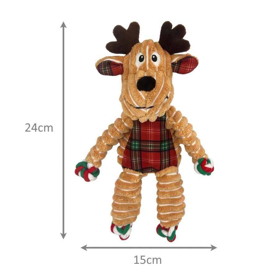 KONG® Holiday Floppy Knots Reindeer - Le Royaume de Lecki