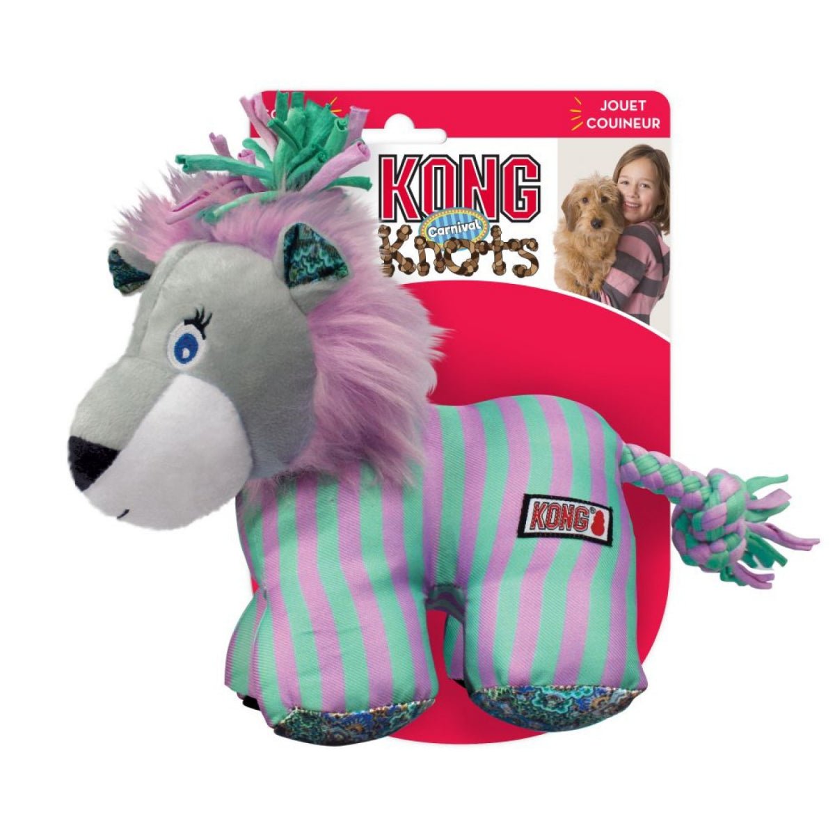 KONG® Knots Carnival Lion - Le Royaume de Lecki