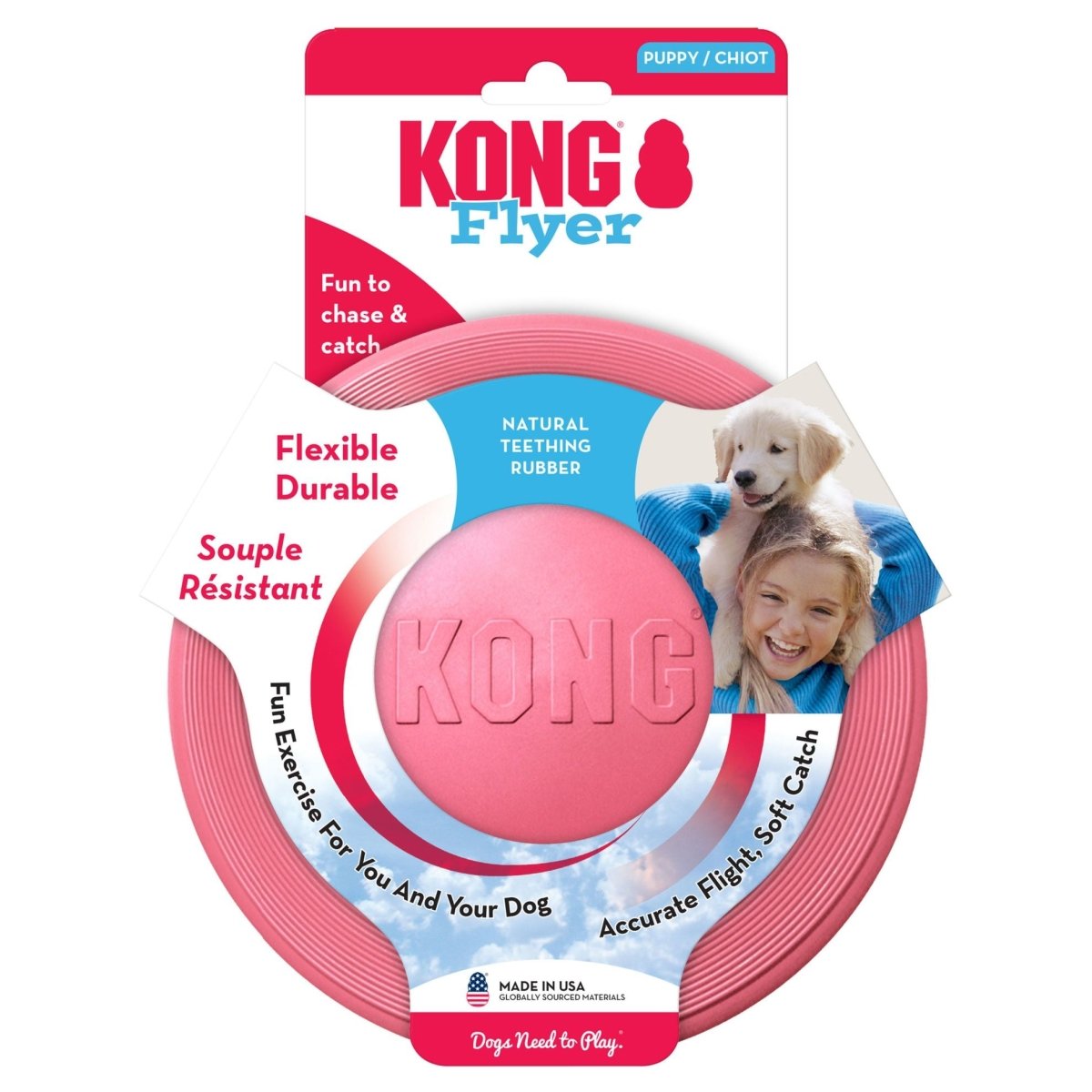 KONG® Puppy Flyer - Le Royaume de Lecki