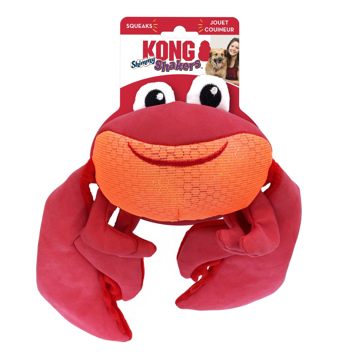 KONG® Shakers Shimmy Crab - Le Royaume de Lecki