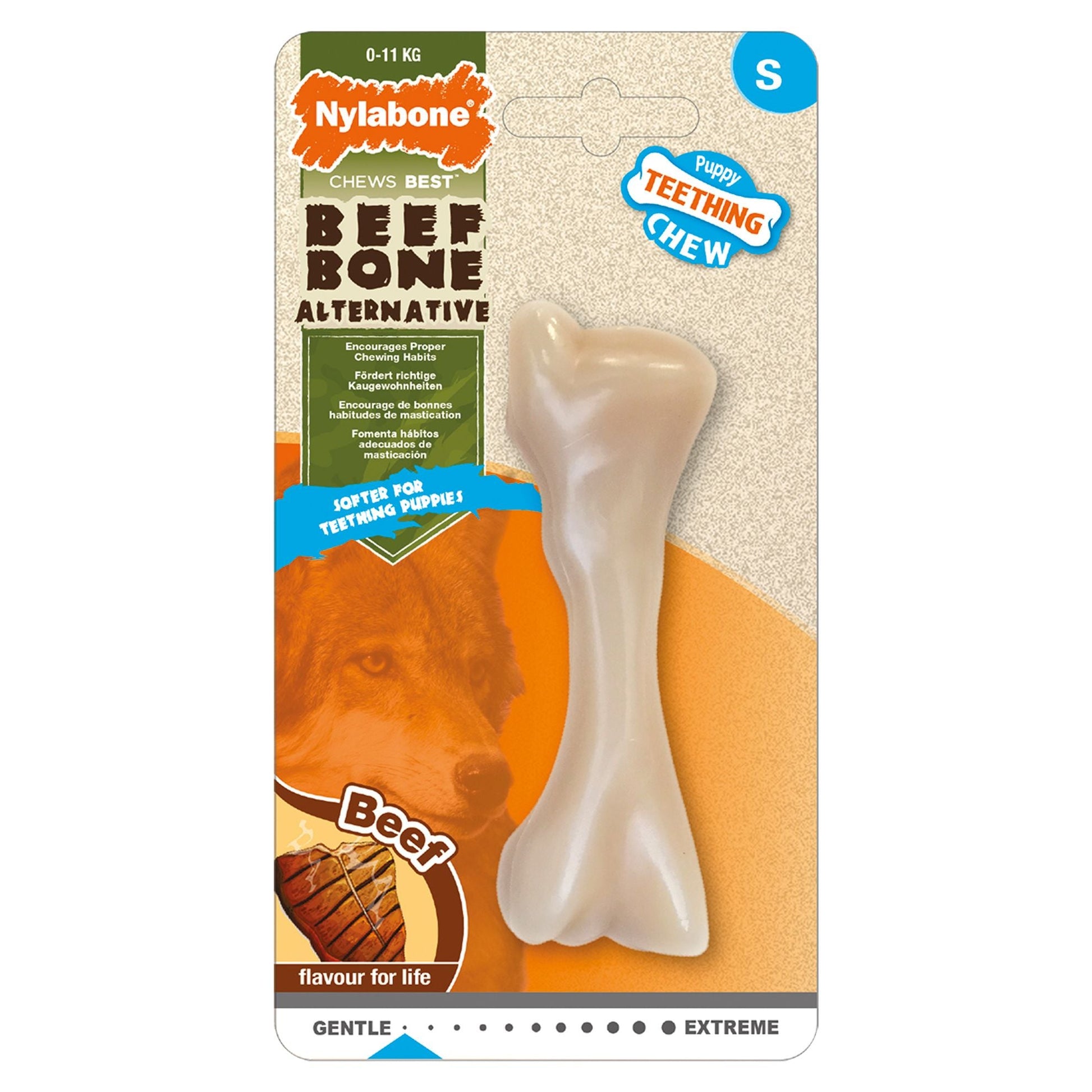 Puppy Beef Bone Nylabone - Le Royaume de Lecki