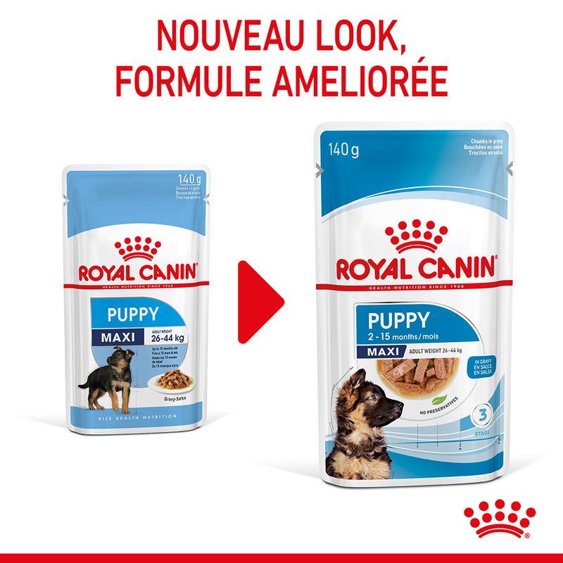 ROYAL CANIN® Maxi Puppy Sauce - Le Royaume de Lecki