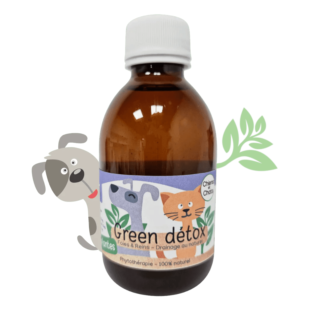 Sirop naturel Détox chiens et chats Kas Tête - Le Royaume de Lecki